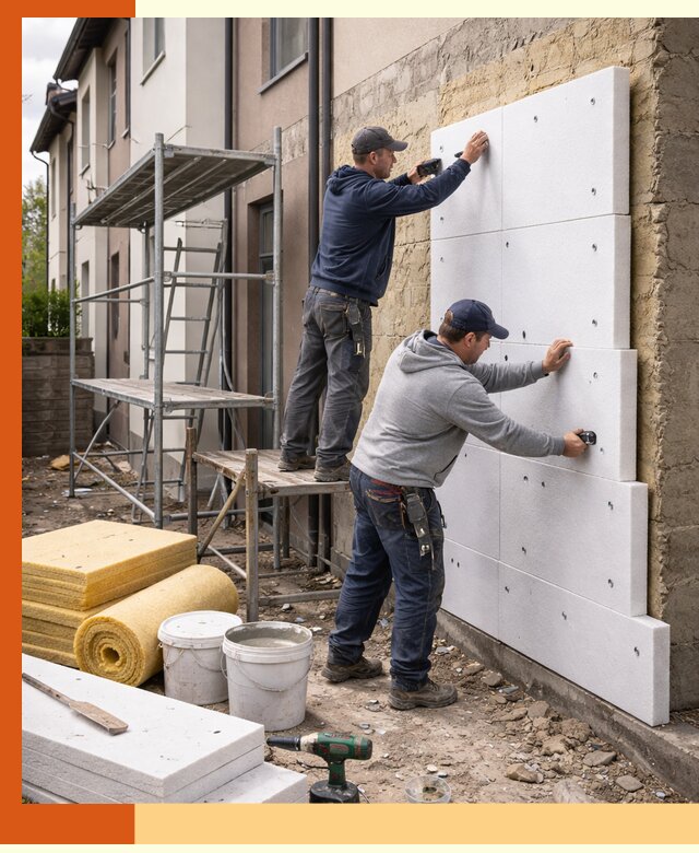 Утепление таунхауса с гарантией комфорта в Нурлате