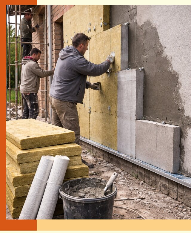 Утепление кирпичного дома под ключ в Нурлате