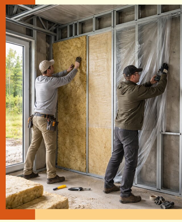 Утепление дома из ЛСТК в Нурлате с гарантией качества и эффективности