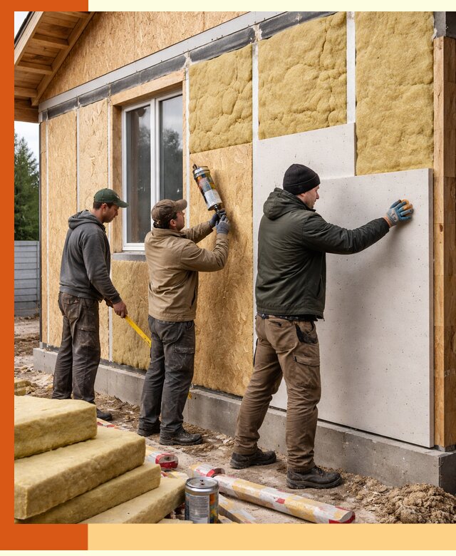 Профессиональное утепление дома из SIP-панелей в Нурлате