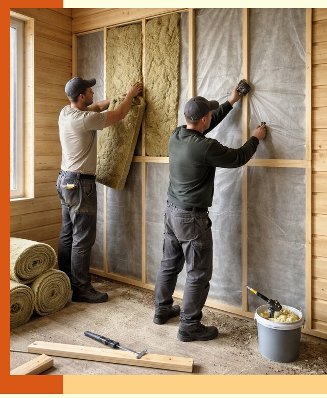 Утепление дома из минибруса в Нурлате: комплексные теплоизоляционные работы