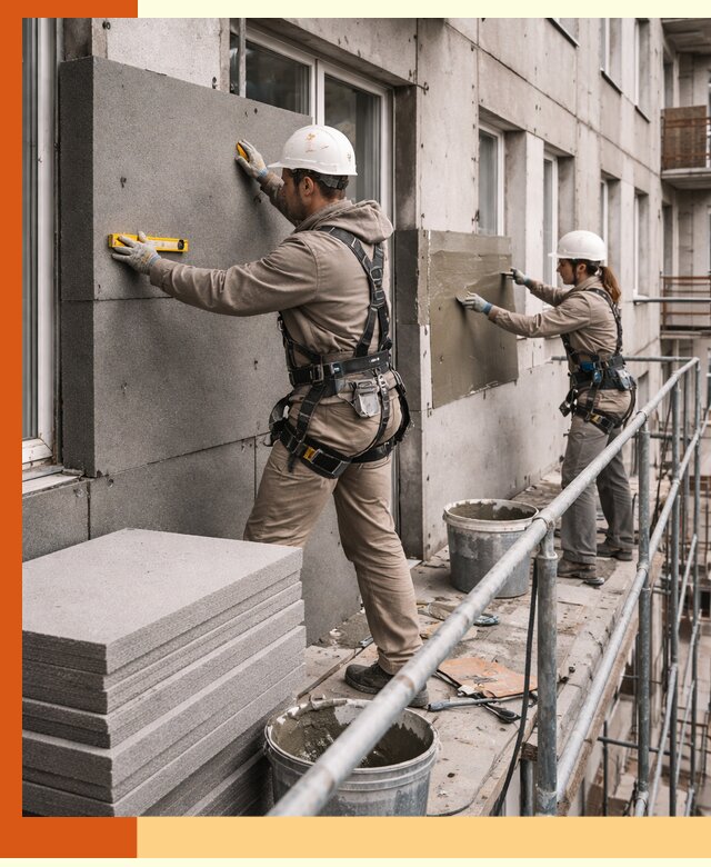 Утепление квартиры снаружи под ключ в Нурлате