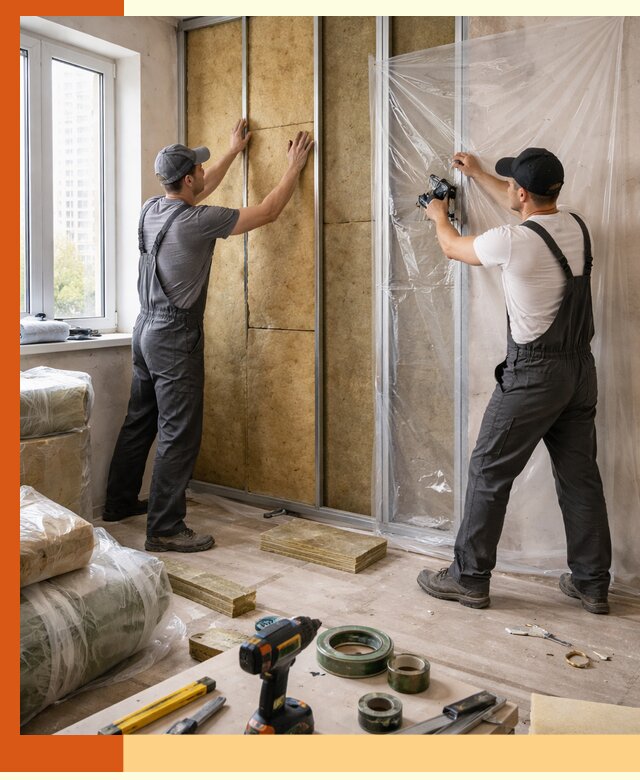 Утепление квартиры изнутри профессионально в Нурлате