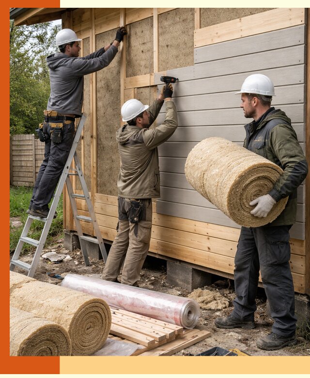 Утепление бани снаружи в Нурлате профессионально и надежно
