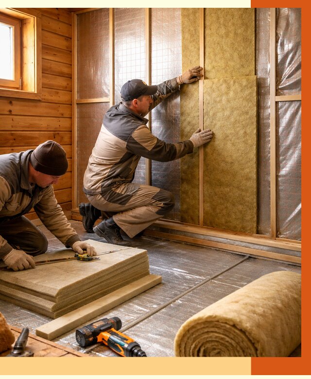 Утепление бани изнутри в Нурлате под ключ от 4379 руб./м² | ТепломастерНрт