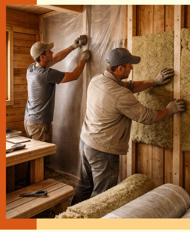 Утепление бани изнутри в Нурлате качественно и недорого