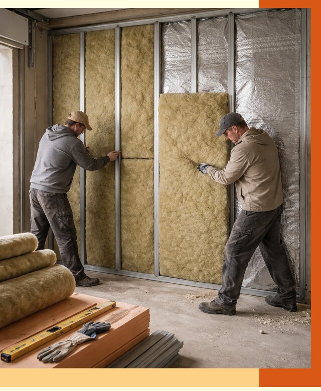 Утепление гаража изнутри в Нурлате от 7820 руб/м2 — работы и цена | ТепломастерНрт