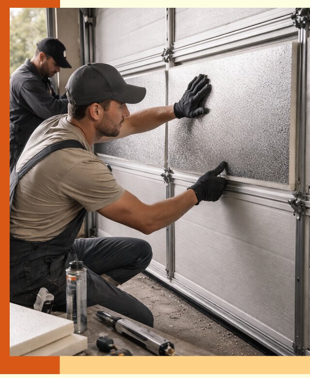 Утепление гаражных ворот в Нурлате качественно и надежно