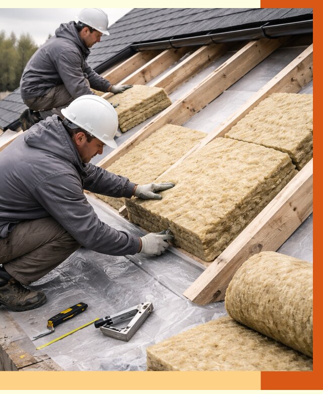 Утепление крыши в Нурлате от 1929 руб./м2 — комплексное утепление кровли | ТепломастерНрт