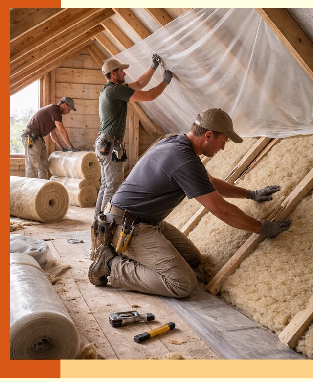 Утепление крыши изнутри в Нурлате: профессионально и надежно