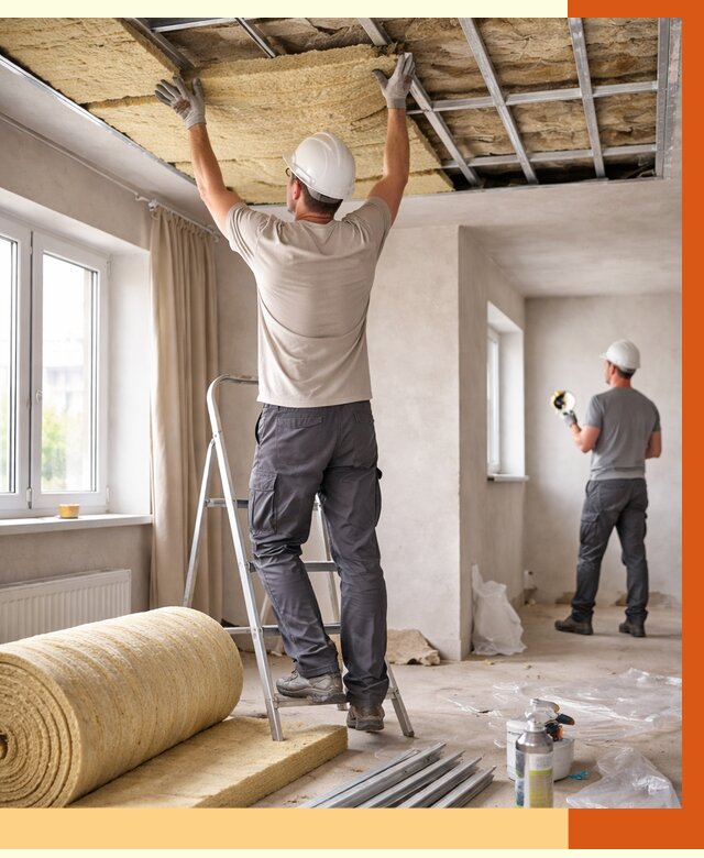 Утепление потолка в частном доме в Нурлате от 991 руб./м² — работы под ключ | ТепломастерНрт