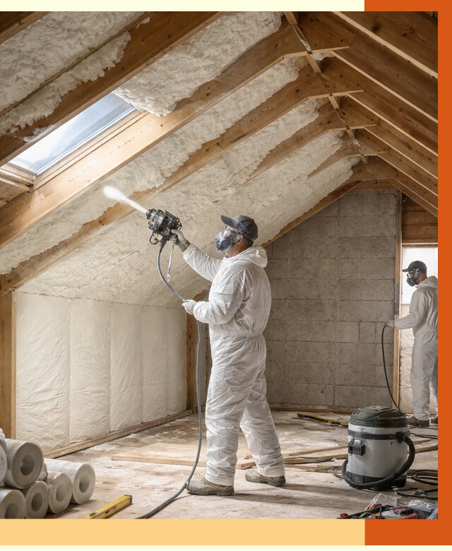 Утепление мансарды ППУ в Нурлате от 2867 руб./м² — заказать под ключ | ТепломастерНрт