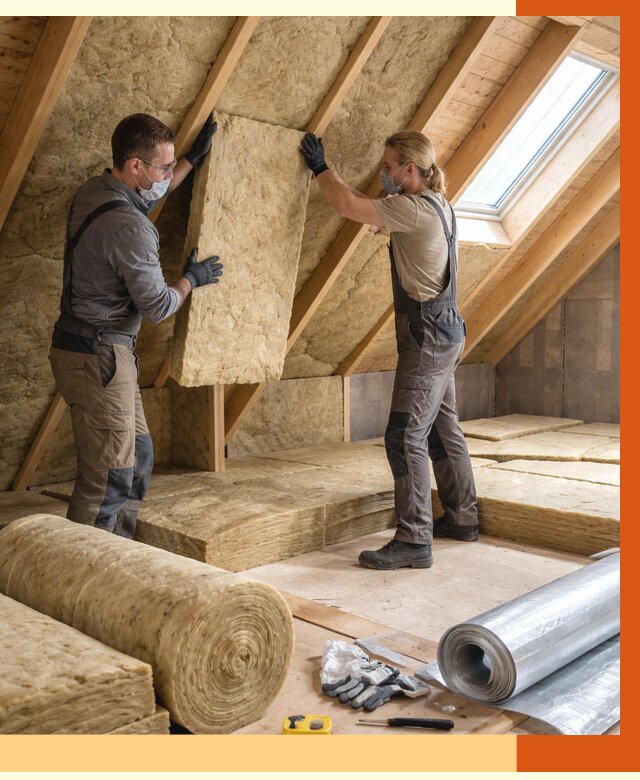 Утепление мансарды минватой в Нурлате от 4379 руб./м2 — монтаж и пароизоляция | ТепломастерНрт