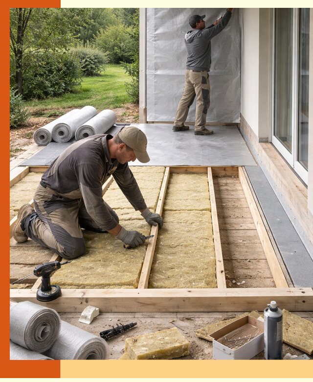 Утепление террасы в Нурлате — тепло и защита круглогодично