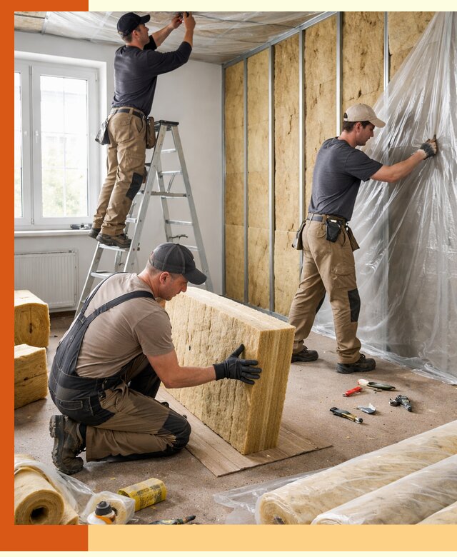 Утепление офисных помещений под ключ в Нурлате