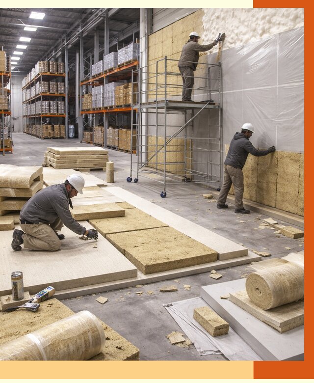 Утепление складского терминала в Нурлате от 7820 руб./м² под ключ | ТепломастерНрт