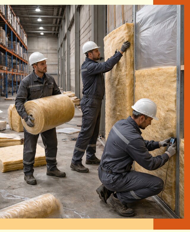 Утепление логистического центра в Нурлате от 4692 руб/м² под ключ | ТепломастерНрт