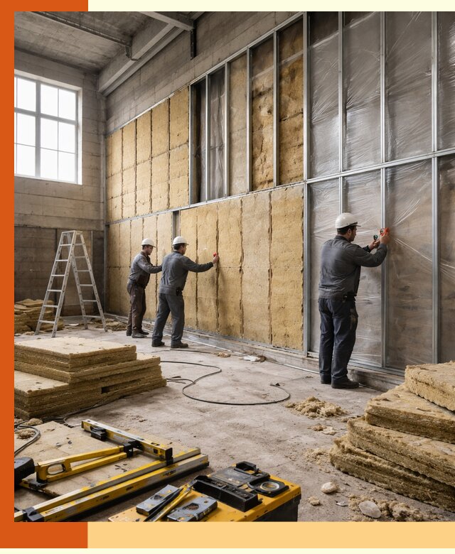 Утепление спортивного зала в Нурлате качественно и недорого