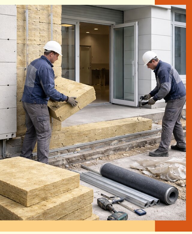 Утепление медицинского центра в Нурлате под ключ от 13034 руб./м² | ТепломастерНрт