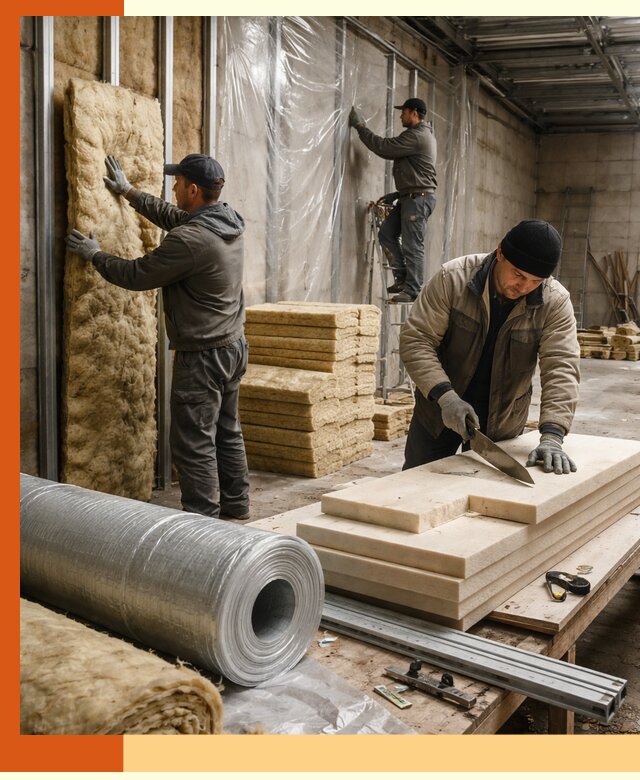 Утепление торгового склада в Нурлате с энергоэффективными решениями