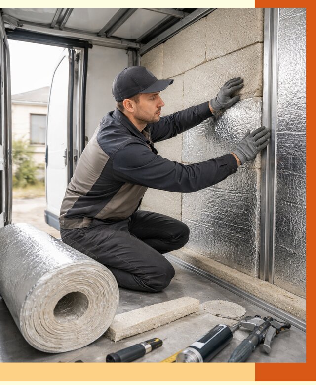 Утепление фургона рефрижератора в Нурлате от 13034 руб./м² под ключ | ТепломастерНрт