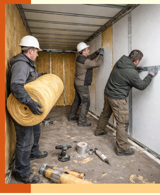 Утепление рефрижераторного контейнера в Нурлате профессионально и надежно