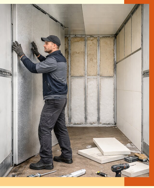 Утепление холодильного кузова в Нурлате от 14076 руб. под ключ | ТепломастерНрт