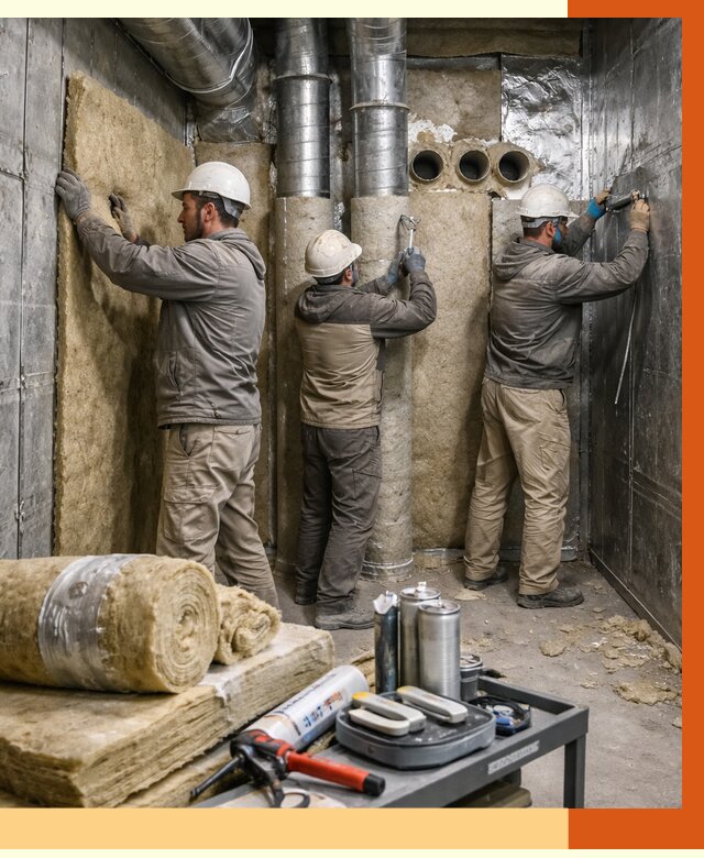 Утепление венткамеры в Нурлате под ключ от 1512 руб. — профессионально | ТепломастерНрт