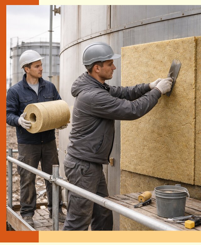 Профессиональное утепление резервуара и теплоизоляция в Нурлате