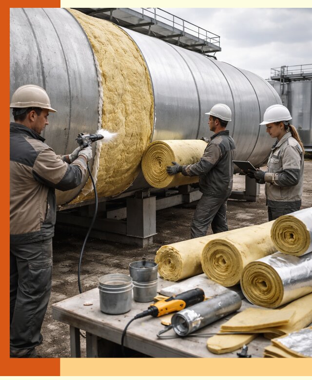 Утепление цистерны в Нурлате — утеплители и монтаж под ключ