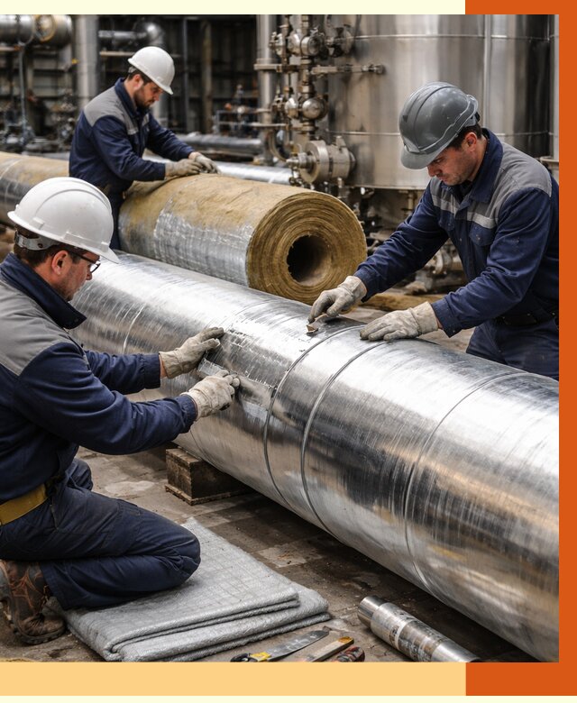 Утепление технологического оборудования в Нурлате от 4379 руб. за м2 | ТепломастерНрт