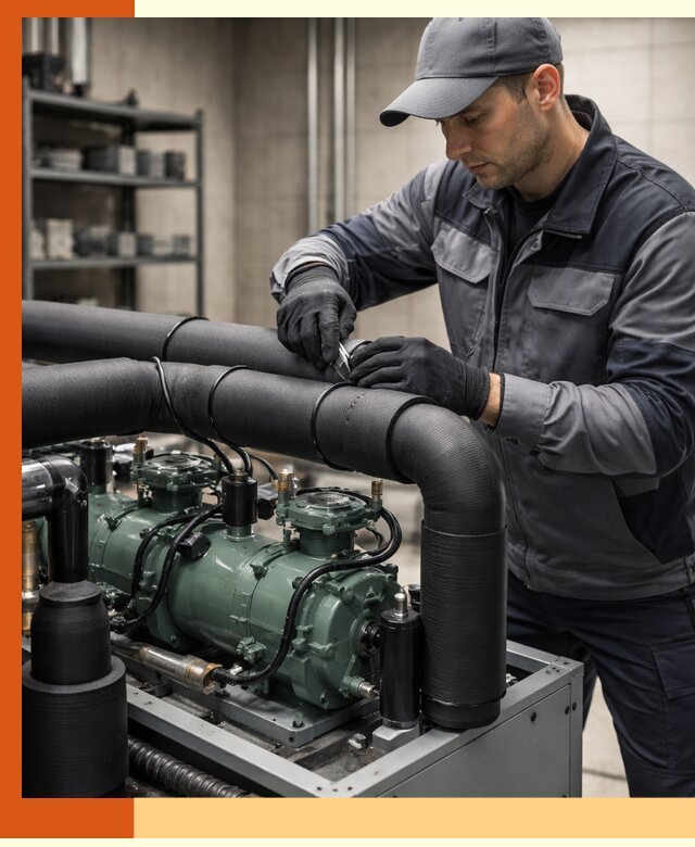 Утепление холодильного агрегата и теплоизоляция в Нурлате