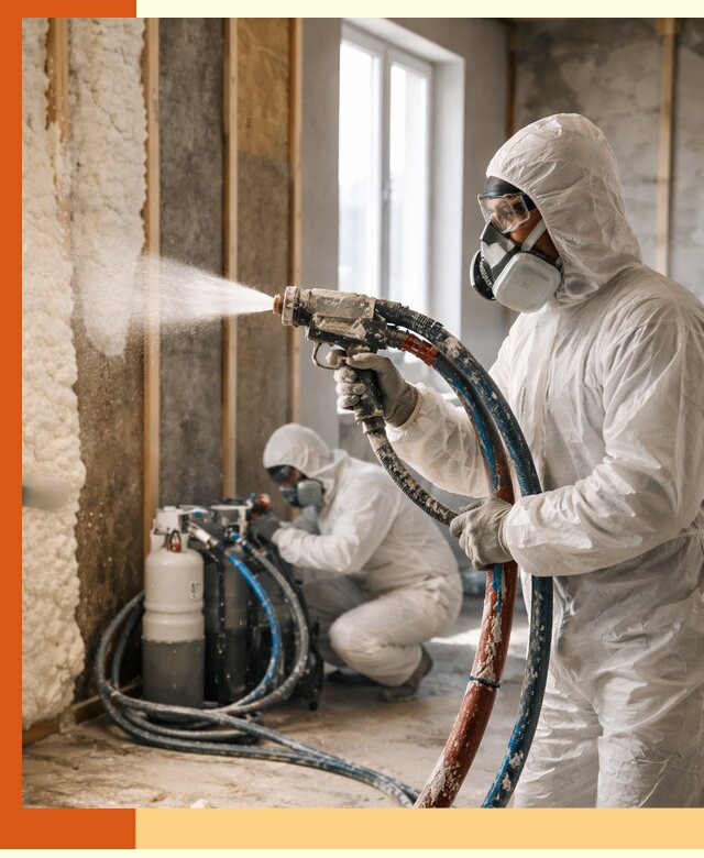 Пенополиуретан напыление для утепления зданий в Нурлате