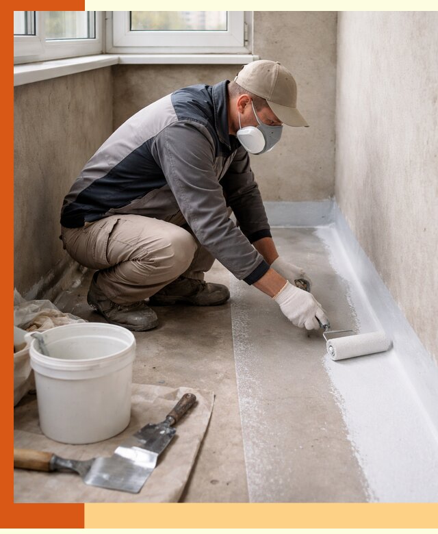 Утепление балкона жидкой теплоизоляцией в Нурлате