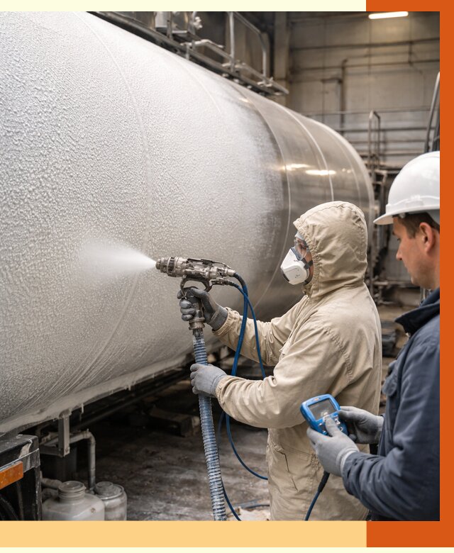Утепление автоцистерны жидкой теплоизоляцией в Нурлате от 15119 руб. под ключ | ТепломастерНрт