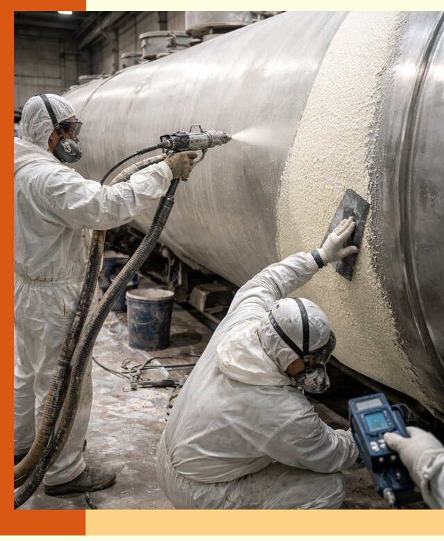 Утепление автоцистерн жидкой теплоизоляцией в Нурлате