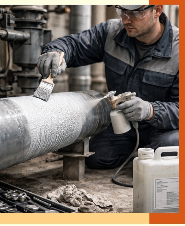 Утепление оборудования жидкой теплоизоляцией в Нурлате от 4692 руб. | ТепломастерНрт