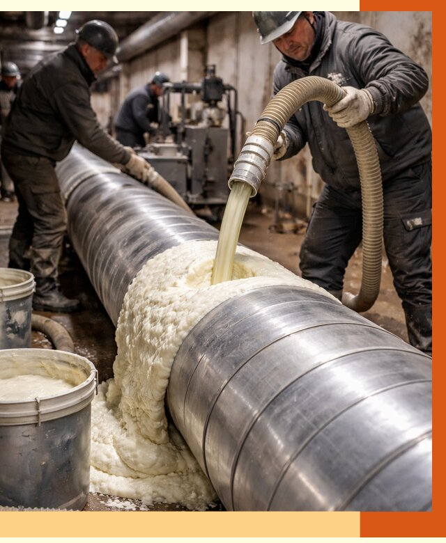 Утепление теплотрассы жидкой теплоизоляцией в Нурлате от 4379 руб. | ТепломастерНрт