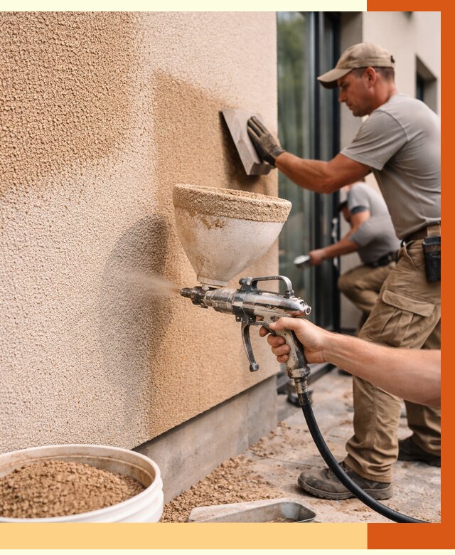 Утепление фасада жидкой пробкой в Нурлате от 5005 руб./м² под ключ | ТепломастерНрт