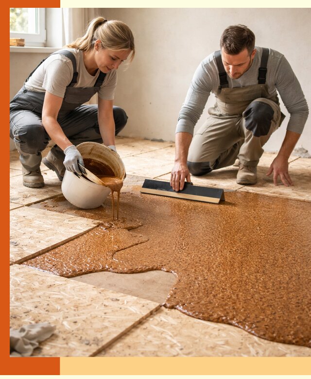 Утепление пола жидкой пробкой в Нурлате для квартир и домов