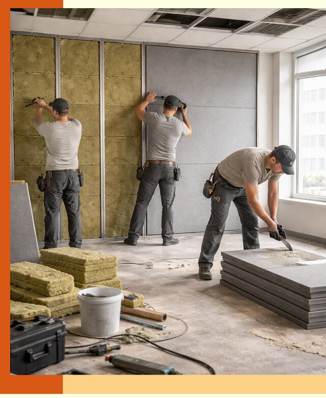 Профессиональная шумоизоляция офисов в Нурлате для комфорта сотрудников