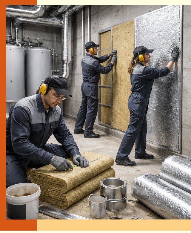 Шумоизоляция котельной в Нурлате: профессиональный монтаж и материалы