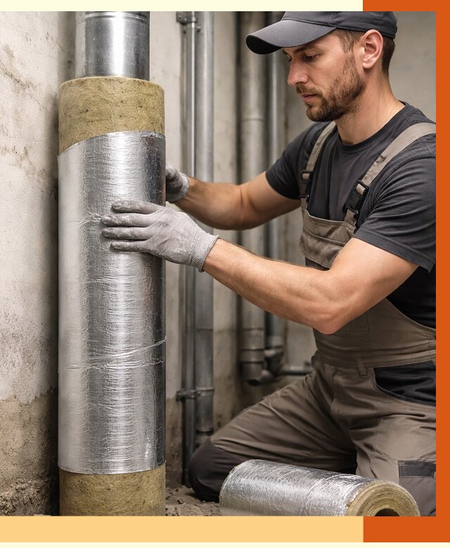 Шумоизоляция труб в Нурлате от 1251 руб. — шумоподавление и звукоизоляция труб | ТепломастерНрт