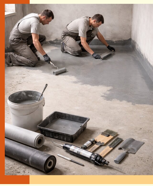 Гидроизоляция пола в Нурлате — надежная защита от влаги и протечек