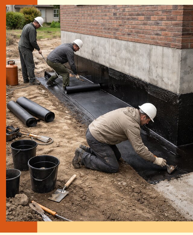 Гидроизоляция фундамента в Нурлате: надежная защита строений