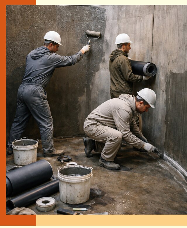 Гидроизоляция резервуара профессионально в Нурлате