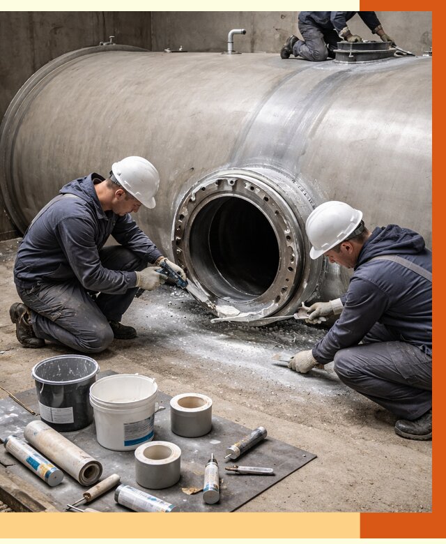 Гидроизоляция резервуара с топливом в Нурлате от 78203 руб. под ключ | ТепломастерНрт