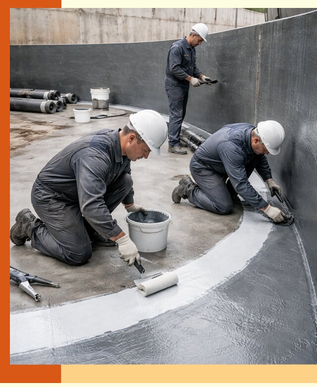 Гидроизоляция резервуара для топлива в Нурлате