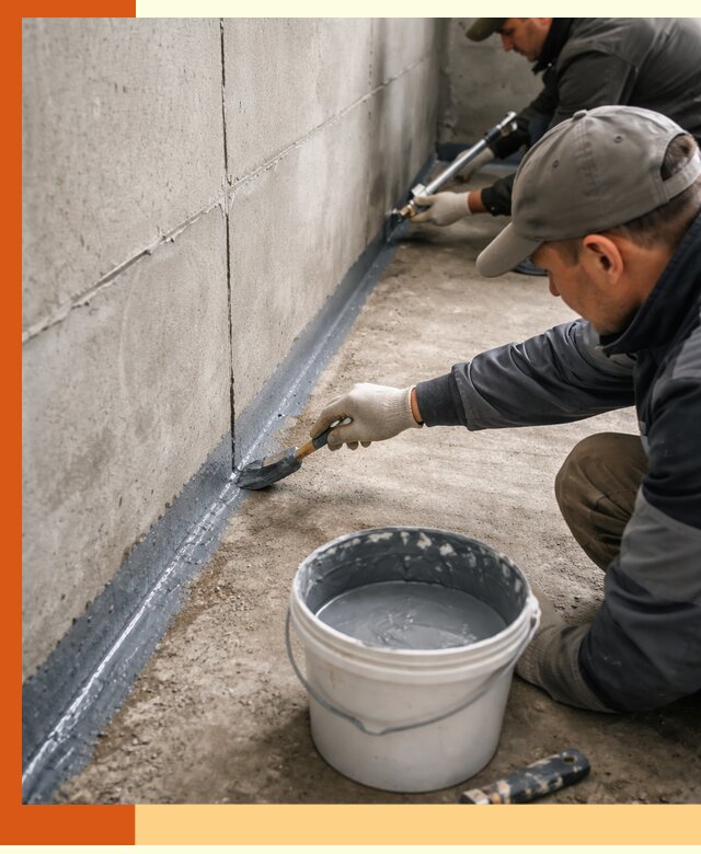 Гидроизоляция швов зданий и конструкций в Нурлате