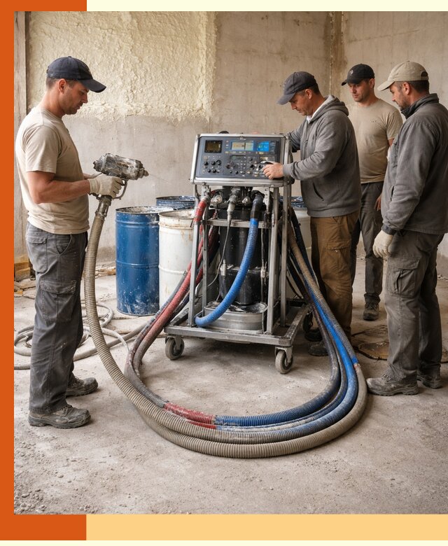 Аренда установки для напыления ППУ в Нурлате на выгодных условиях